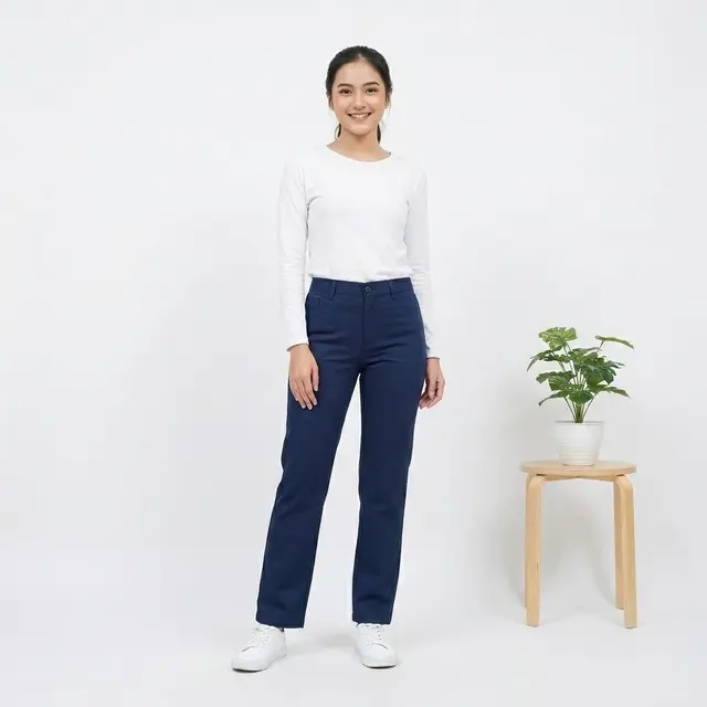 Straight-Leg Pants (Gemini AI)