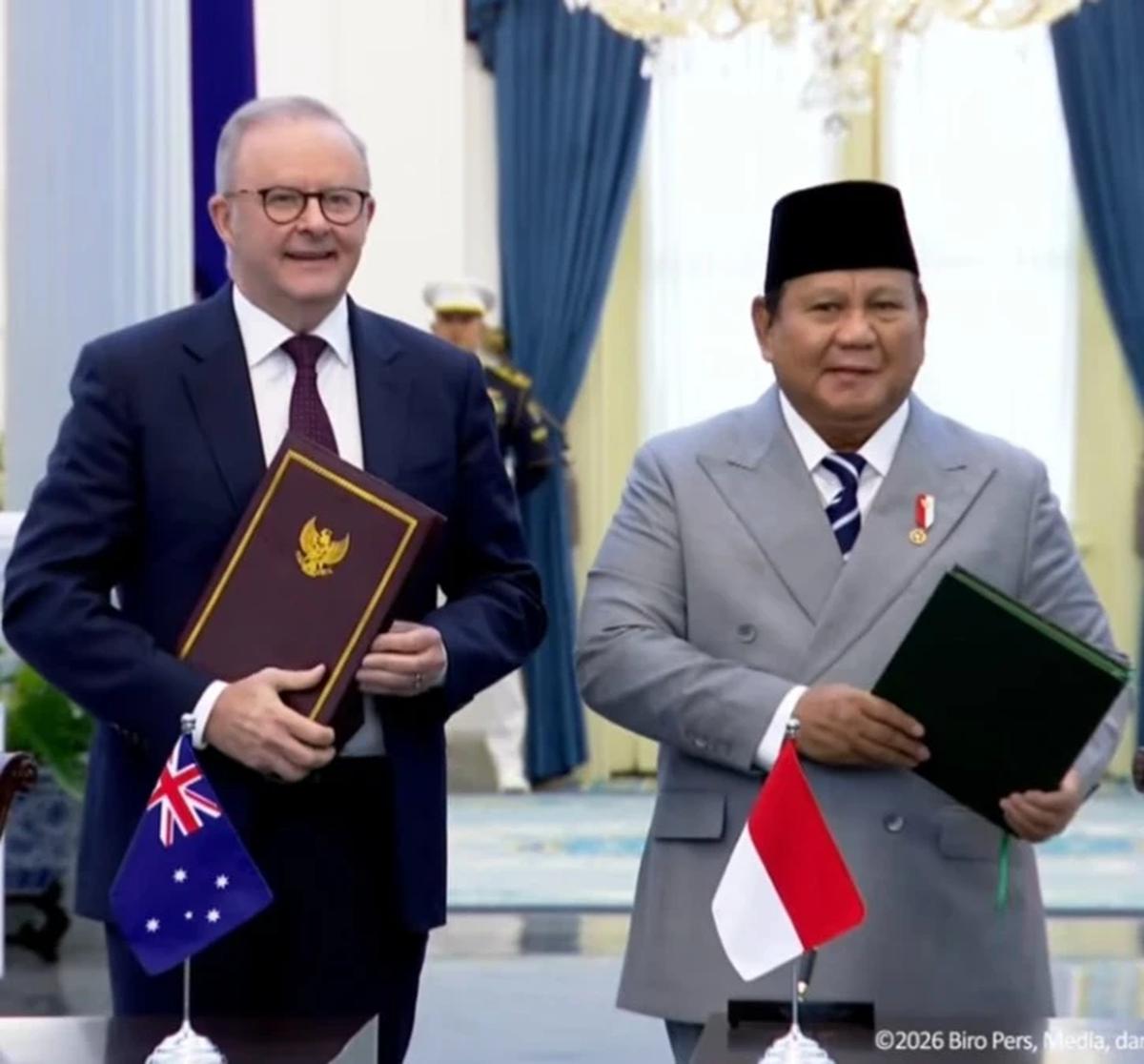 Presiden Prabowo dan PM Australia, Anthony Albanese