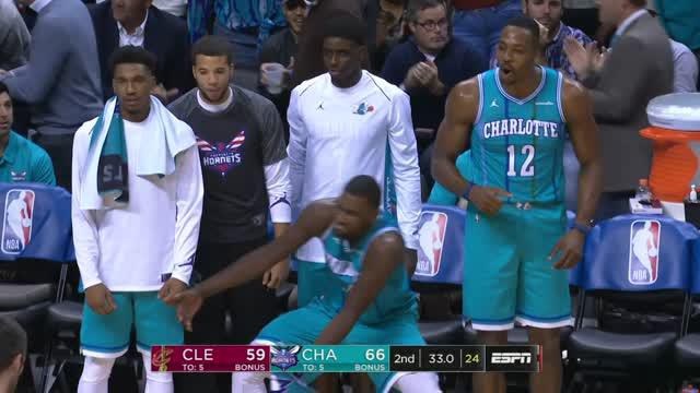 Cleveland Cavaliers mengalahkan Charlotte Hornets dengan skor 115-107 dalam lanjutan pertandingan NBA 2017-2018.