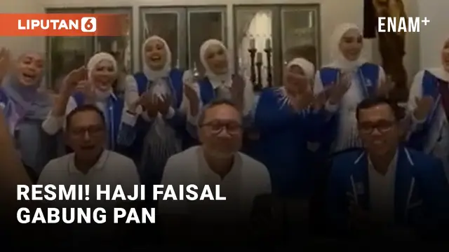 Ayah Fuji, Haji Faisal Resmi Bergabung dengan PAN