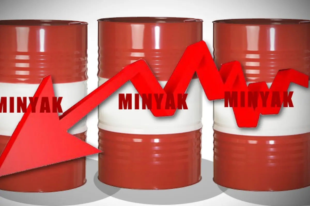 Ilustrasi Harga Minyak Turun