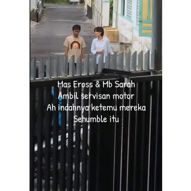 Viral Kesederhaan Eross SO7 dan Istri Jalan Kaki Ambil Servisan Motor, Ini 6 Momennya