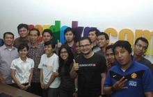 Jokowi kunjungi kantor merdeka.com