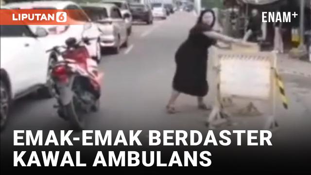 Emak-emak Kawal Ambulans Berisikan Bayi Kritis di Sukabumi