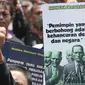 Aksi unjuk rasa ini juga mempertegas komitmen para akademisi dan aktivis untuk terus mengawal proses demokrasi di Indonesia. Mereka ingin memastikan lembaga negara, termasuk MK, tetap berfungsi sesuai amanat dengan konstitusi. (Liputan6.com/Herman Zakharia)