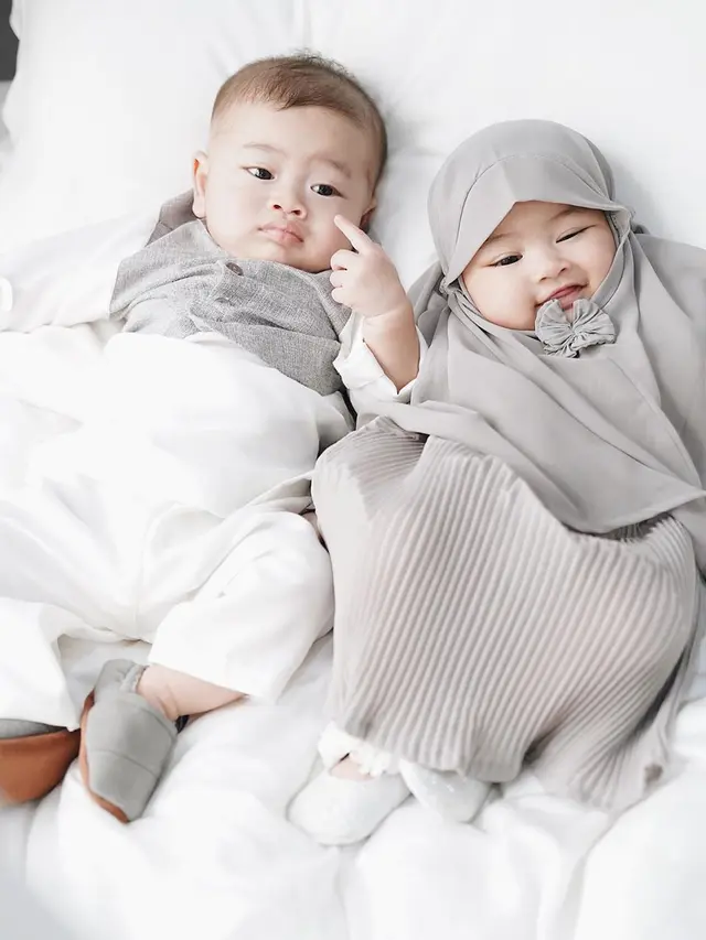 Potret gemas anak seleb yang rayakan Lebaran pertama kali di Tahun 2020