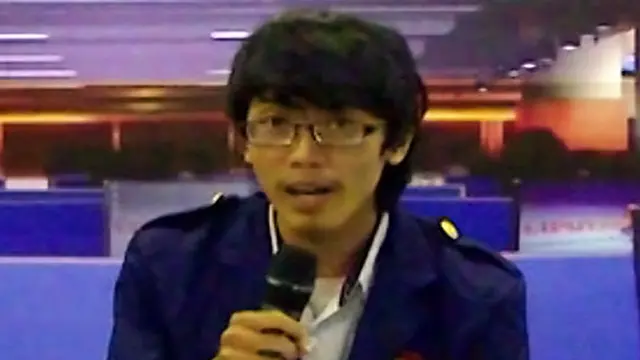 Affan Fadilah Peserta Presenter Liputan6 di Indonesia Broadcaster Expo 2013