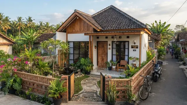 9 Inspirasi Rumah Kampung Sederhana dengan Tampilan Kekinian, Hunian Lebih Modern