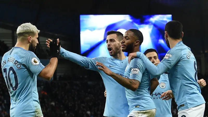 Manchester City Hajar Arsenal 3-1, Sergio Aguero Hattrick