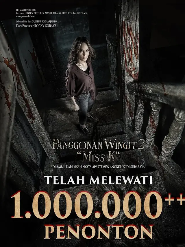 Jumlah penonton film Panggonan Wingit 2: Miss K. (Foto: Dok. Instagram @hitmakestudios)