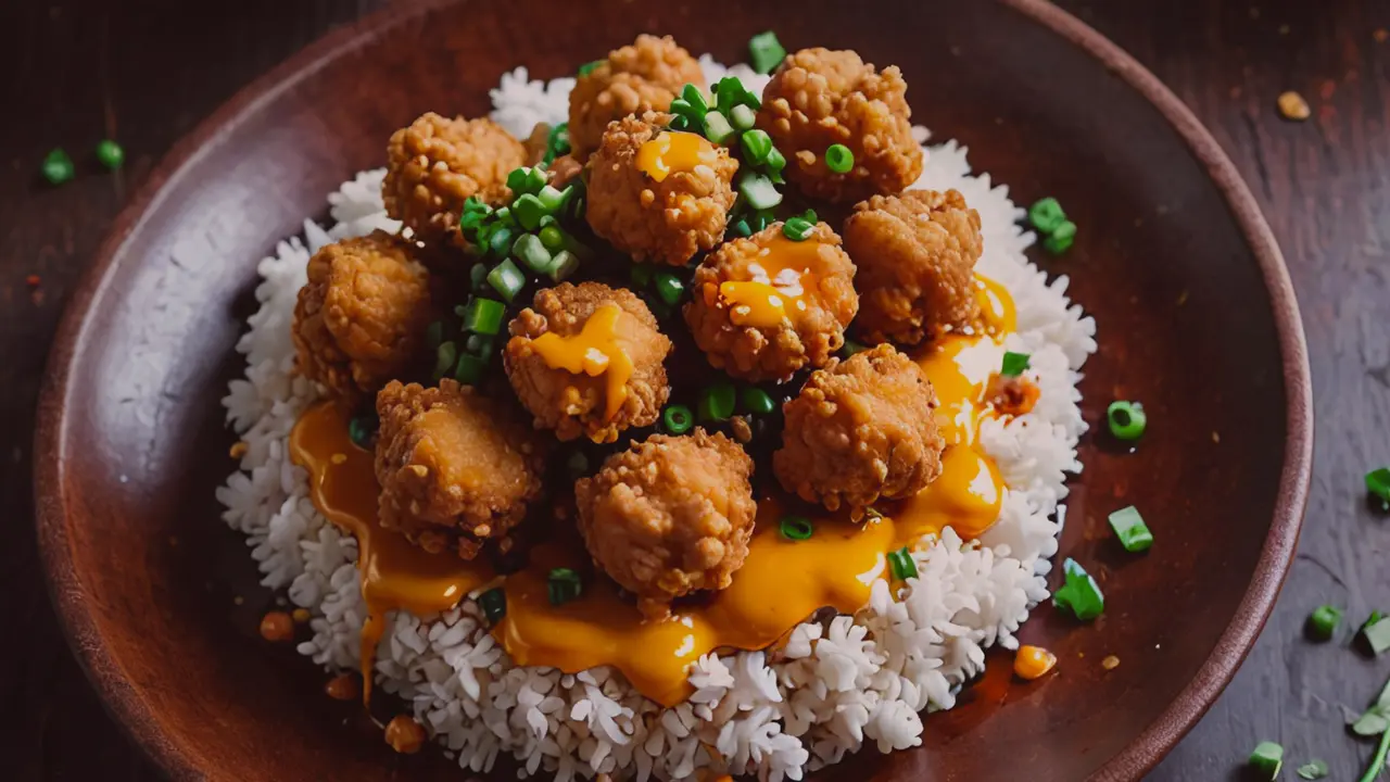 illustrasi ayam salted egg