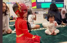 Serba-serbi Sahur Perdana Keluarga Besar Raffi Ahmad, Rayyanza Pakai Kostum The Flash & Rambut Baby Lily Gemas Banget