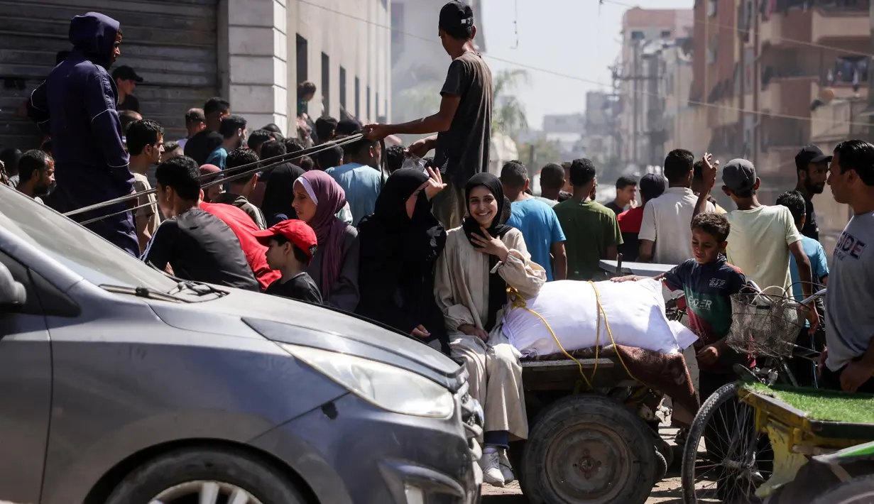 Kematian warga sipil yang sedang berusaha mengakses bantuan ini terus terjadi sejak Badan Bantuan Kemanusiaan Gaza (GHF) mulai mendistribusikan bahan kebutuhan pangan pada 26 Mei 2025. (BASHAR TALEB/AFP)