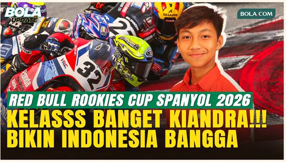 Luar Biasa! Kiandra Ramadhipa Sabet Podium Pertama di Jerez Red Bull Rookies Cup