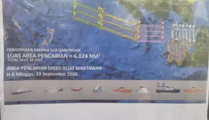 Pencarian Hari Keenam, 16 Kapal Dikerahkan Sisir 6.000 Mil Laut Persegi