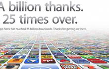 iTunes App Store tembus 25 miliar pengunduh