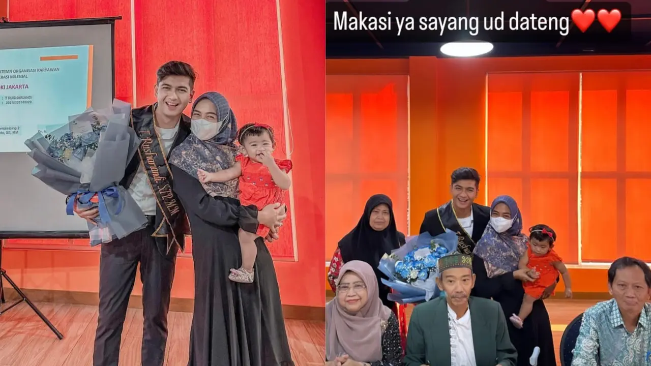 6 Potret Teuku Ryan Lulus S2 dengan Predikat Cumlaude, Ria Ricis Ungkap Rasa Bangga