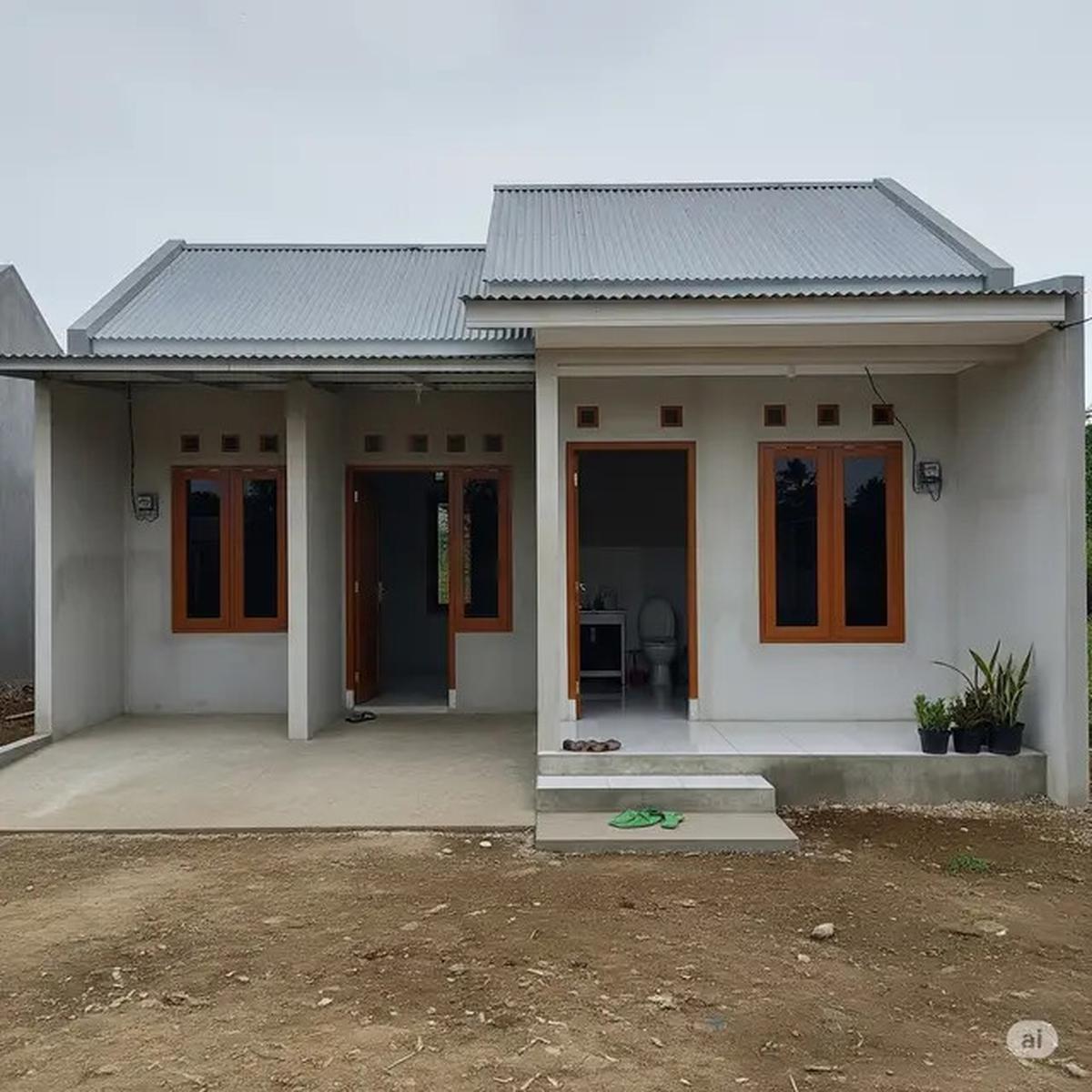 7 Inspirasi Desain Rumah Sederhana Sekali 2 Kamar Ukuran 4x6, Fungsional Hemat Anggaran
