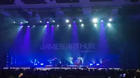 Konser perdana James Arthur yang dihelat di The Kasablanka Hall, Jakarta Selatan pada 01/12/2023 (Vera Utami)