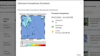 Indonesia kembali diguncang lindu jelang akhir pekan hari ini, Jumat (8/3/2024). Hingga pukul 19.35 WIB, hanya ada satu kali gempa hari ini menggetarkan Bumi Pertiwi. (www.bmkg.go.id)