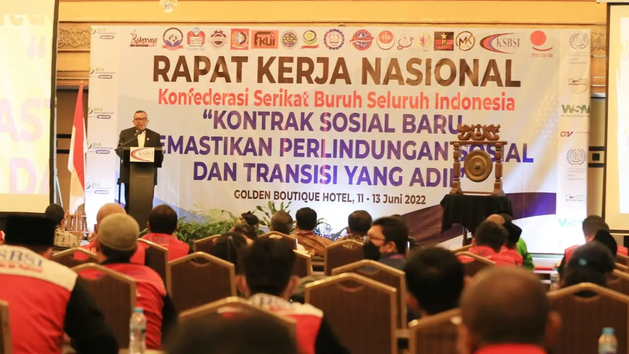 Wamenaker Minta Rakernas KSBSI Lahirkan Pemikiran Konstruktif dan Konkrit (Istimewa)