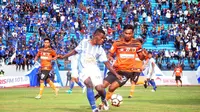 Partai PPSM vs PSIS di Stadion Moch Soebroto, Kota Magelang, Rabu (16/8/2017). (Bola.com/Ronald Seger)