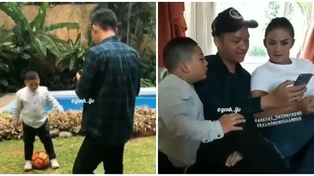 Momen Kedekatan Azriel Hermansyah dan Adik Tirinya Kellen Lemos, Tampak Akrab