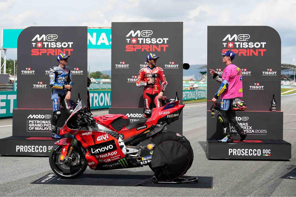 FOTO: Bagnaia Perkasa di Sepang, Dominasi Ducati Kian Tak Terbendung