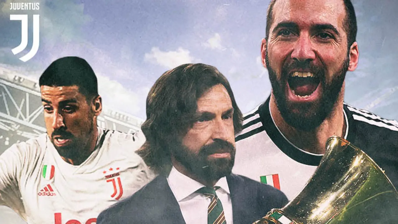 Juventus - Andrea Pirlo, Sami Khedira, Gonzalo Higuain