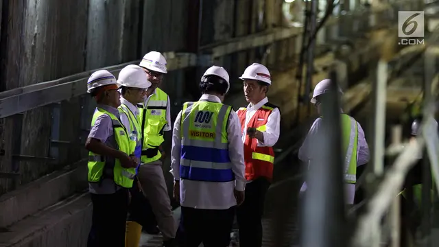 Jokowi Tinjau MRT