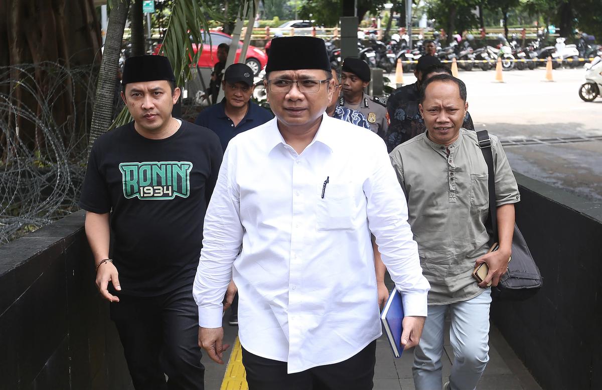 FOTO: Yaqut Cholil Qoumas Jalani Pemeriksaan KPK Terkait Dugaan Korupsi Kuota Haji