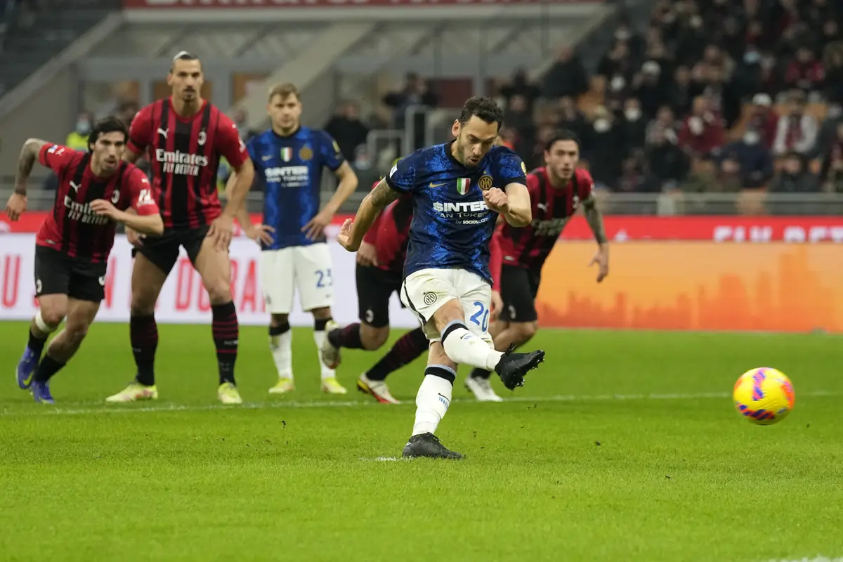 AC Milan vs Inter Milan Berakhir Imbang 1-1
