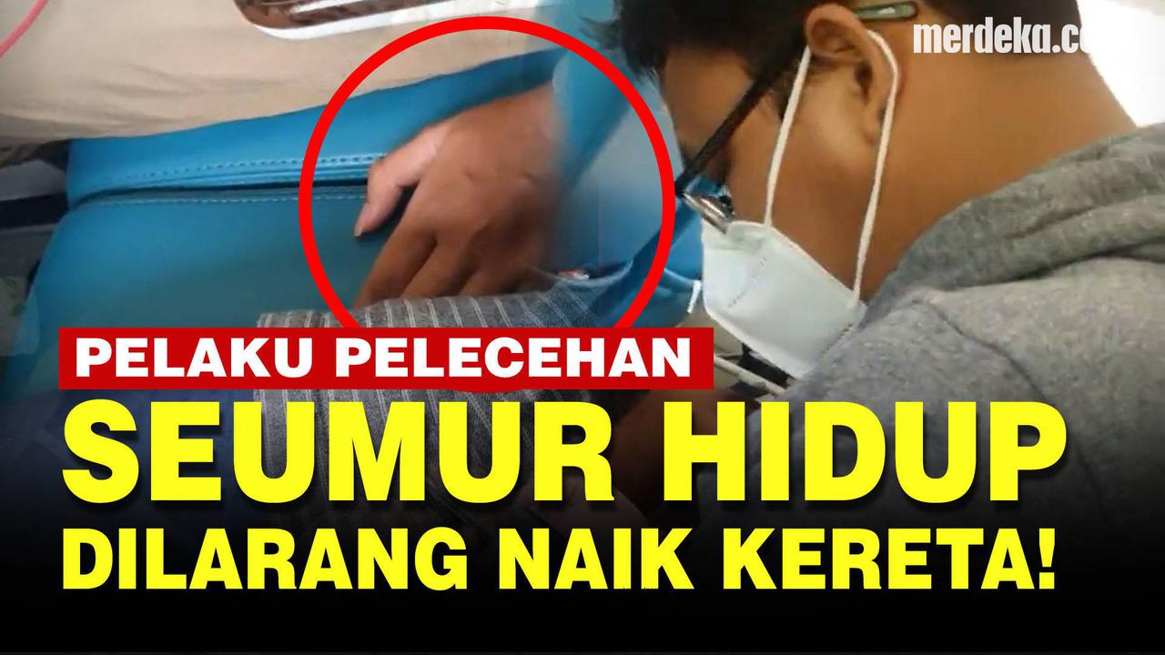 VIDEO: TEGAS! Pelaku Pelecehan Seksual Seumur Hidup Dilarang Naik Kereta