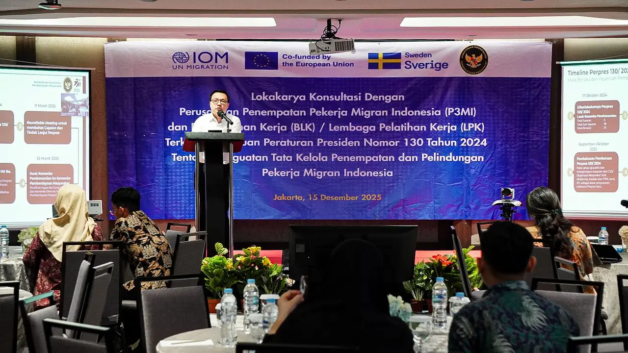 Deputi Bidang Koordinasi Pemberdayaan Ekonomi Masyarakat dan Pelindungan Pekerja Migran Kemenko PM, Leontinus Alpha Edison