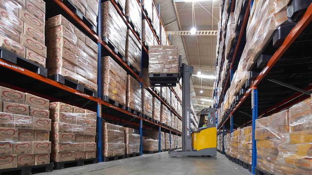 Pemanfaatan forklift pada warehouse Blibli (Dok. Blibli)