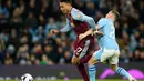 The Citizen menghancurkan perlawanan Aston Villa dengan skor telak 4-1. (AP Photo/Dave Thompson)