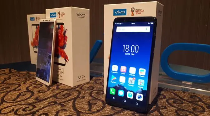 Vivo Boyong Fitur Pengenalan Wajah di V7+. Agustinus Mario Damar/Liputan6.com