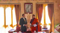 Duta Besar RI, Arto Suryodipuro mengawali rangkaian kunjungan resminya ke Bhutan dengan menemui beberapa pejabat tinggi Kerajaan Bhutan (KBRI New Delhi)