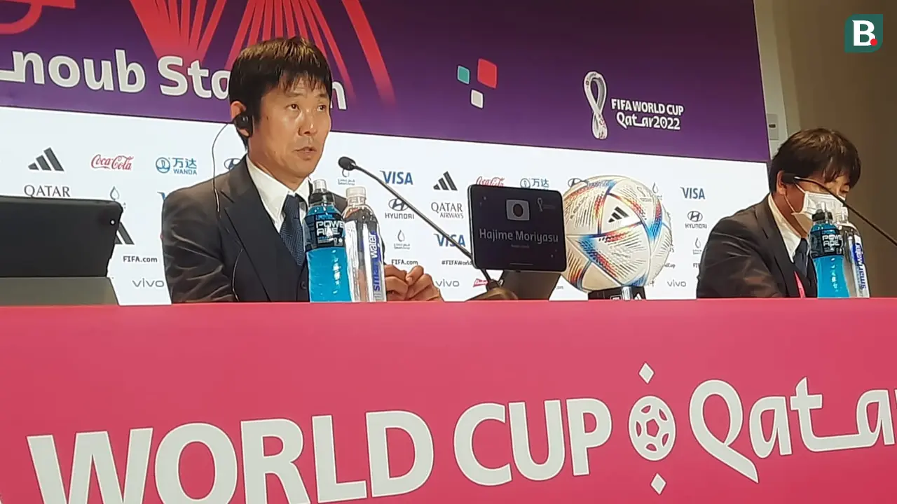 Pelatih Timnas Jepang Hajime Moriyasu