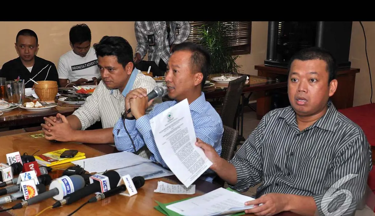 Gugatan itu atas tuduhan pembohongan publik, pemcemaran nama baik, dan perbuatan melawan hukum, Jakarta, Rabu (20/8/2014) (Liputan6.com/Miftahul Hayat)