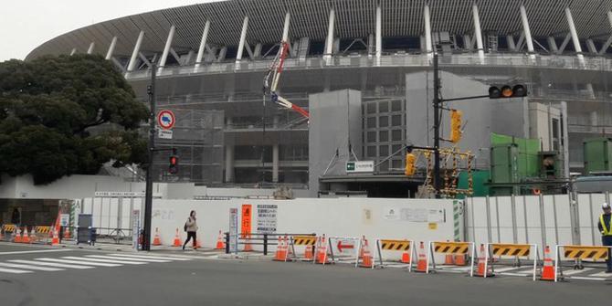 VIDEO: Stadion Nasional Tokyo Berhias Jelang Olimpiade 2020