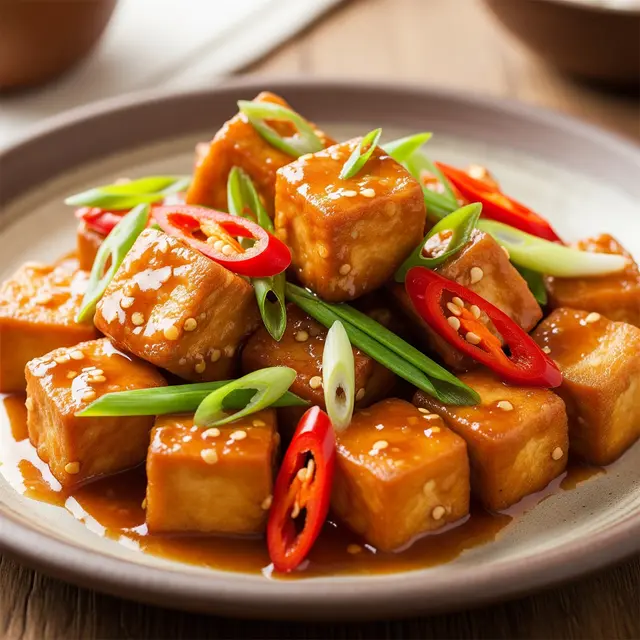 Resep Tumis Tahu Pedas Sederhana (Image by Gemini AI)