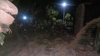 Sejumlah bangunan rumah milik warga di Kecamatan Wongsorejo Banyuwangi rusak akibat diguncang gempa Magnitudo 5,7. (Liputan6.com/ Dok Ist)