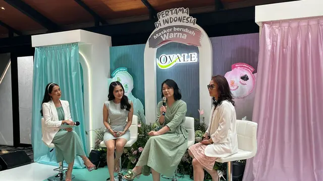 peluncuran Ovale Real Clay Mask di kawasan Jakarta Selatan, Rabu, 4 Juni 2024.