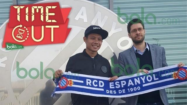 Setelah sehari berada di kota Barcelona, Spanyol, Evan Dimas Darmono akan menjalani sesi perkenalan di tempat latihan skuat Espanyol B, Ciudad Deportiva Dani Jarque.