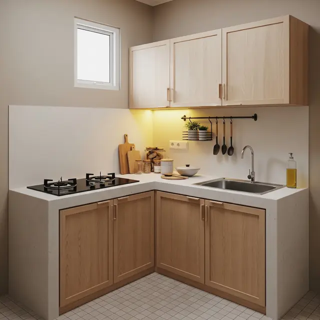 9 Desain Dapur Minimalis 2x1 untuk Rumah Subsidi, Hemat Tempat dan Fungsional