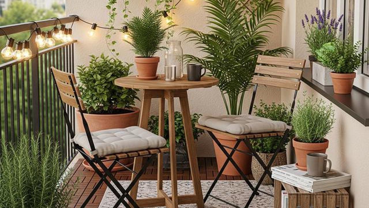 7 Desain Balkon Mini Ala Kafe Kecil, Cozy untuk Nongkrong di Rumah