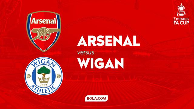 Arsenal vs Wigan, Piala FA