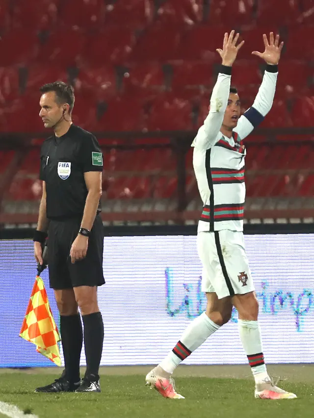 Pemain Portugal Cristiano Ronaldo