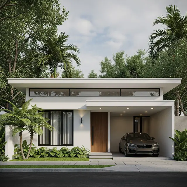 Gambar Rumah Minimalis Atap Datar
